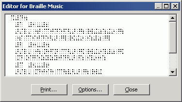 Screenshot of Braille Viewer